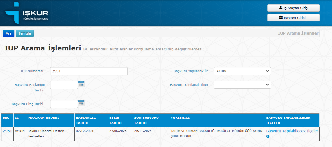 Tarım ve Orman Bakanlığı Farklı Şehirlerde İşçi Alımı Yapacağını Duyurdu! - Resim : 1